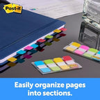 Post-it Tabs 0.4" x 2.8", 4 Assorted Colors, 24-Pack, Model 676-AYPV - Image 4