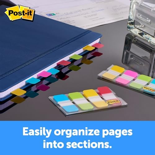 Post-it Tabs 0.4" x 2.8", 4 Assorted Colors, 24-Pack, Model 676-AYPV - Image 4