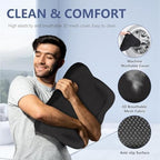 Enlarged19.7in Gel Seat Cushion Pressure Relief Cushion for Long Sitting - Image 6
