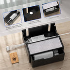 Pezin & Hulin Bamboo Charging Station with Power Charger & Cables-Natural - Image 3