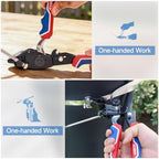 iCrimp Steel Strapping Banding Tool, Metal Tensioner Built-In Cutter - Image 4