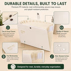 8 Pack Expanding File Organizer, 8 Pocket Accordion File Folders with Labels, Portable Plastic Document Paper Bill Receipt Organizer with Snap Closure for School Office Home, Letter/A4 Size, 4 Colors - Image 7