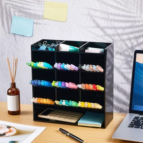 MotiMind Acrylic Pen and Marker Organizer for 150 Markers - Image 4