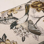 ISAENNE Vintage Elegant Linen Rectangle Throw Pillow Cover,28"x12"-Murad A - Image 5