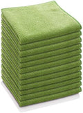 E-Cloth Microfiber Cloth, World's Leading Premium Microfiber Cleaning Cloth, Twice as Durable as Competition, 1 Year Guarantee, Ideal for Kitchen, Countertops, Sinks, and Bathrooms, Green, 12 Pack by E-Cloth