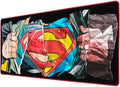 Subsonic DC Comics Superman XXL Mouse Pad 35x16 in Extra Large Mousepad by SUBSONICINC