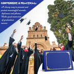 Fainne 120 Pack Certificate Holders Bulk, Diploma Covers, Royal Blue - Image 6