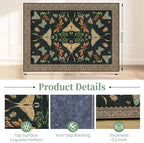 Office Chair Mat for Hardwood Floor & Tile Floor,36"x48"-Colorful Insects - Image 2