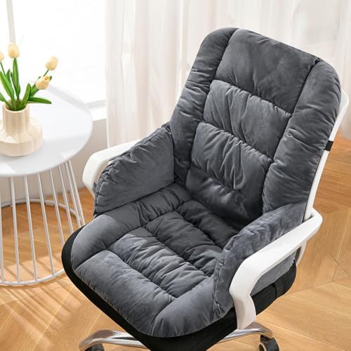 Desk Chair Cushion with High Back Support Office Chair Seat Pad with Non-Slip Bottom for Office Car Home Dining Room Kitchen by Yuthsona