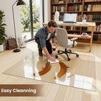 30"x48" Tempered Glass Chair Mat for Carpet - Image 5