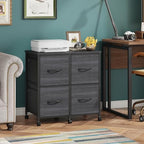 HIGDBFE 4 Drawer Mobile Lateral File Cabinet 23''W for Large Printer - Image 5