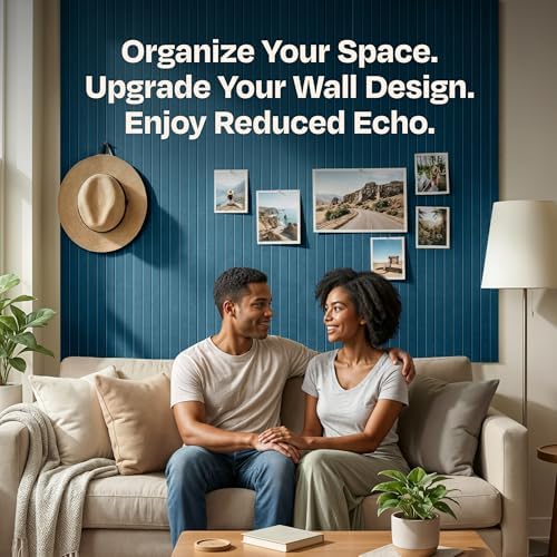 X-Large Cork Board Alternative 12-Pack Felt Bulletin Board Thick and Decorative Pin Board for Home Office Walls 47.24 x 35.43 Inches with 72 Adhesive Tabs - [Ocean Turquoise] - Image 4