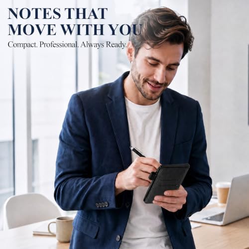 6 Set Small Pocket Notepad with Pen Holder A7 Mini Notepad - Image 6