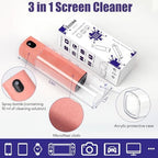 50 Pack Screen Cleaner 3-in-1 Screen Cleaner Spray and Wipe Built-in Cleaning Solution Touchscreen Mist Cleaner for All Car Screen Phone Laptop iPad TV Monitor,Pink - Image 2