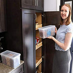 2 Pack Plastic Divided Veggie Storage Containers with Lids and Handles for Fridge Storage Organizer Boxes for Refrigerator Produce Beans Fruits Organzation - Image 7
