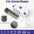 50 Pack Screen Cleaner 3-in-1 Screen Cleaner Spray and Wipe Built-in Cleaning Solution Touchscreen Mist Cleaner for All Car Screen Phone Laptop iPad TV Monitor,Gray - Image 2