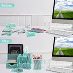 12 in 1 Green Desk Organizers & Accessories Set for Office & Home & School - Image 2