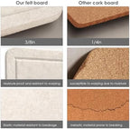 Felt Bulletin Board 60x36 inches, Decorative Pin Board for Home & Office - Image 4