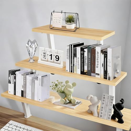 Desktop Clip-On Shelving Unit, 32in Single-Tier Overhead - Image 6