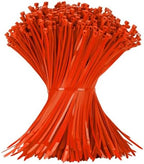 Armpow 12 Inch Zip Ties Red 1000 PCS, 50 Lbs- Heavy Duty Tensile Strength, Nylon PA66 UV Resistant Cable Ties for Indoor and Outdoor Use - Ideal for object bundling and fastening by HighQualityTies