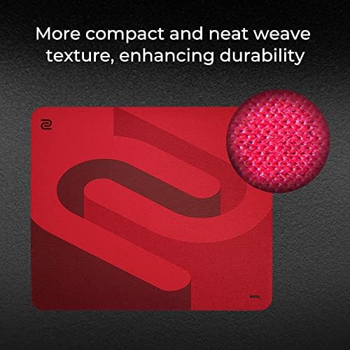 BenQ Zowie G-SR-SE Rouge Gaming Mousepad for Esport, Rubber Base, Humidity Resistance Fabric, Red, Large Size - Image 3