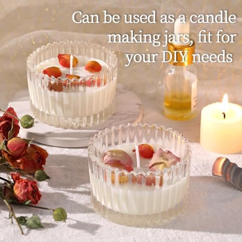 HAVITI 24 Pcs Large Tea Light Holders, Clear Glass Candle Holders, Votive Candle Holders for Table Centerpiece Wedding Table Decor(1.57" H 2.64" D) - Image 6