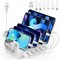 Charging Station for Multiple Devices, 50W 6 Ports Charging Dock with Stand by CREATIVEDESIGN