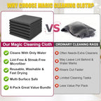 18PCS Magic Cleaning Cloth,Microfiber Magic Cloths for Home,Kitchen,Car - Image 6