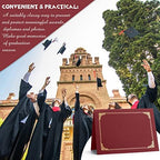 Fainne 120 Pack Certificate Holders Bulk, Diploma Covers, Red - Image 6