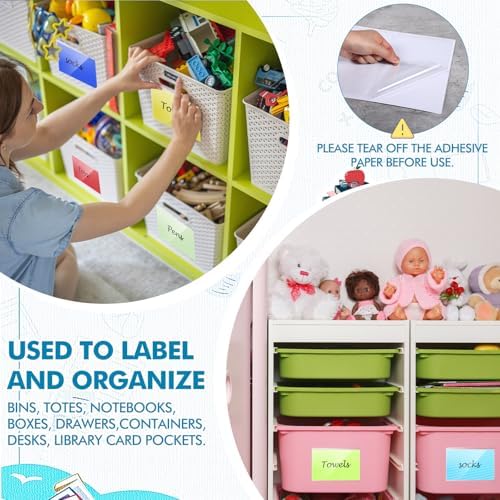 Outus 120 Pcs Self Adhesive Shop Ticket Holders, 6 x 4 Inch - Image 3