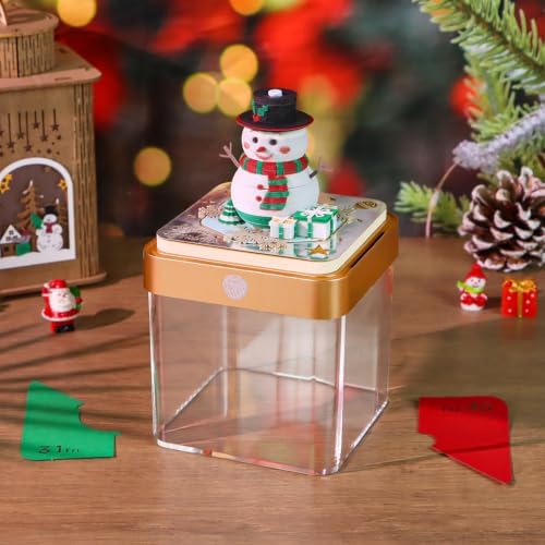 3D Calendar 2027, Desk Time Piece Calendar 2027,Tear-Away 3D Paper Art Notepad w LED Lights,Creative 3D Memo Artsy Pad Calendars, DIY Paper Carving Gift (N) - Image 4