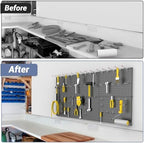 WALMANN 6-Pack 12"x16" Pegboard Panels for Garage, Tool Organizer Pegboards - Image 7