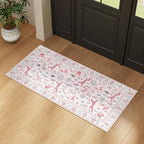 DUKINO 2x4 Rug for Entryway, Animal Washable Runner Rug for Kitchen, Pink - Image 6