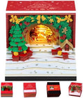 2027 3D Paper Carving Desk Calendar With LED Light (Christmas Arch) by Divtada