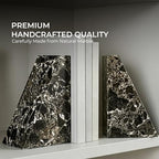 Natural Black Marble Bookend 6" - Image 3