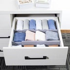 Utoplike Kitchen Drawer Dividers Large, Gray Drawers Organizers Adjustable - Image 7