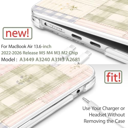 May Chen Case for M5/M4/M3/M2 MacBook Air 13 inch Case 2026-2022 Release - Image 2