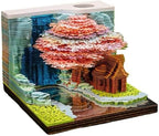 3D Memo Pad Time Piece Calendar 2026 3D Weekly Calendar Notepad by WLWSYCEX