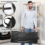 Table Leaf Storage Bag Padded 1 Pack, Fit 48 x 24in Leaves, Black - Image 4
