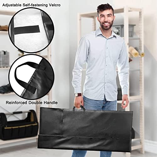 Table Leaf Storage Bag Padded 1 Pack, Fit 48 x 24in Leaves, Black - Image 4