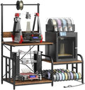 3D Printer Stand with Filament Storage Rack, Power Outlet, Spool Holder by MILEFA