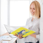 ALAZA Tralalero Tralala Meme Italian Brainrot Shark 6 3 Ring Binder 1.5 Inch Three Ring Office Binders w/clipboard & 3 Pockets, Hold 200 Sheets, 2 pcs - Image 7