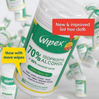 Wipex Alcohol Wipes for Electronics - Tech Wipes with 70% Isopropyl Alcohol - Equipment Cleaning for Computers, iPhones and Household Items, New Lint Free Cloth, 80 Count (Pack of 6) - Image 5