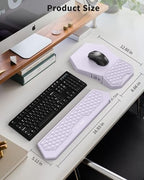 Ergonomic Mouse Pad with Wrist Rest & Keyboard Wrist Rest Support Set - Image 4