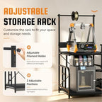 3D Printer Stand with Filament Storage Rack, Power Outlet, Spool Holder - Image 5