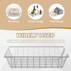 Yeaqee 6 Pcs Letter Tray Classroom Paper Trays,14'' X 10'' X 3'',Silver - Image 4