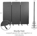 VIVO Dark Gray Freestanding 72 x 66 in Privacy Panel, PP-3-T072D - Image 3
