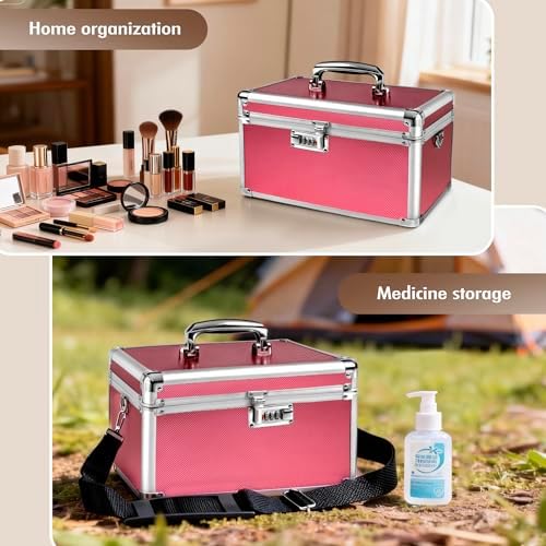 Rose Medication Combination Lock Boxes with Code Medium - Image 7