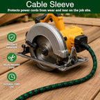 Cable Sleeve 1 Inch x 50FT Self-Wrapping Wire Loom - Image 3