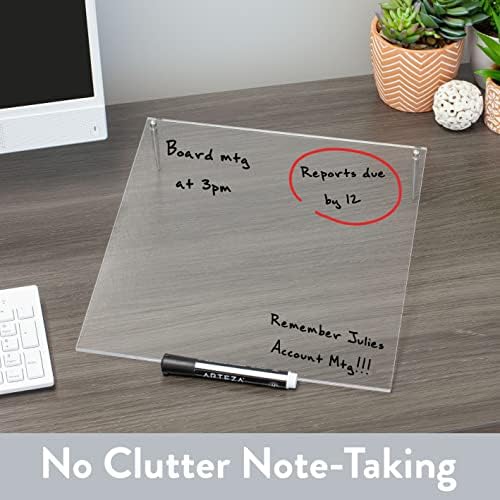 Desk Dry Erase Board with Erasable Marker, Angled Writing Tablet - Image 2